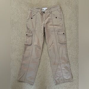 Eastern Mountain Sports Khaki Cargo Hiking Pants Womens 8